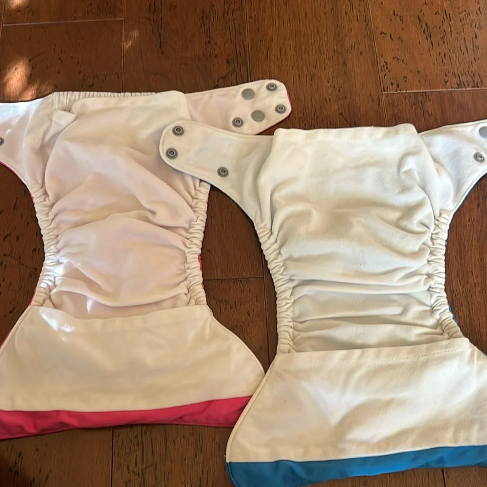 2 Funky Fluff lux clothe diapers